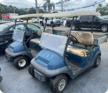 Damaged golf cart buyer, salvage golf cart purchaser, flooded golf cart acquisition, golf cart recovery specialist, junk golf cart collector