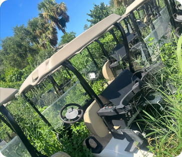 Damaged golf cart buyer, salvage golf cart purchaser, flooded golf cart acquisition, golf cart recovery specialist